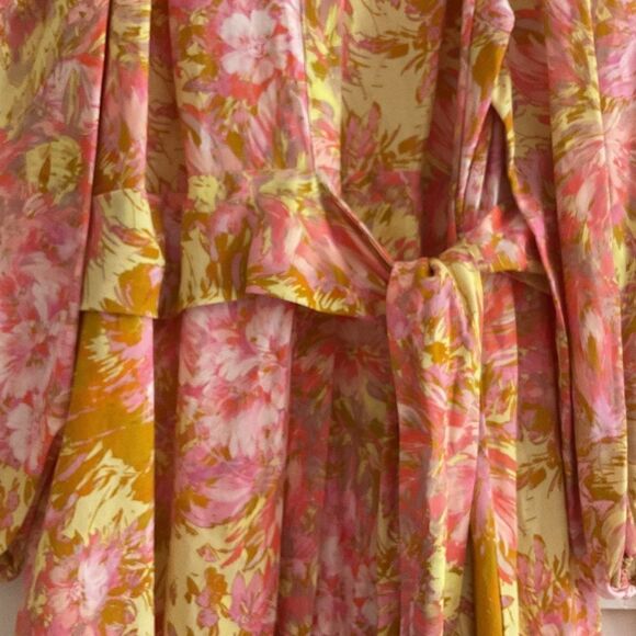 Kobi HALPERIN Jemma Print CORAL MULTI WOMAN Dress SIZE US XL NEW - Picture 10 of 12